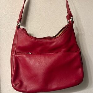 Ruby red shoulder bag - never used